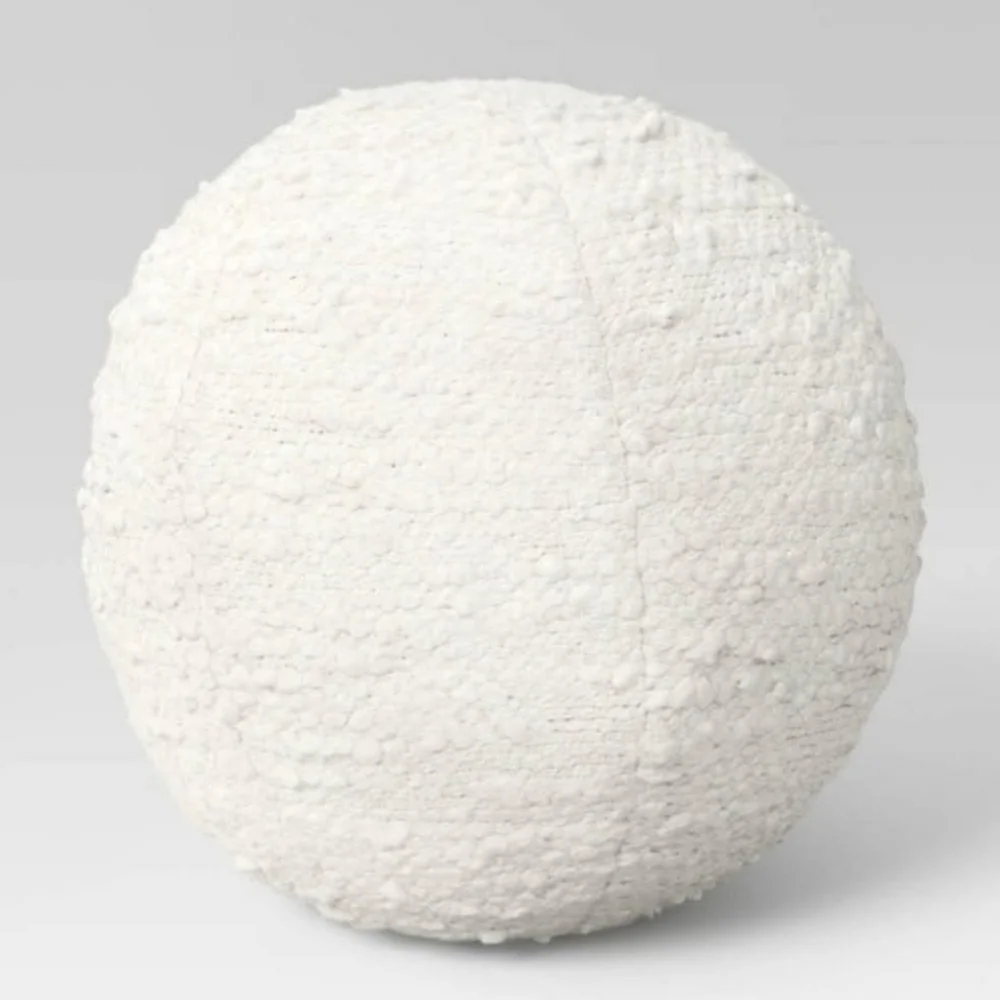 COPY - Target White Boucle Sphere Throw Pillow - Threshold